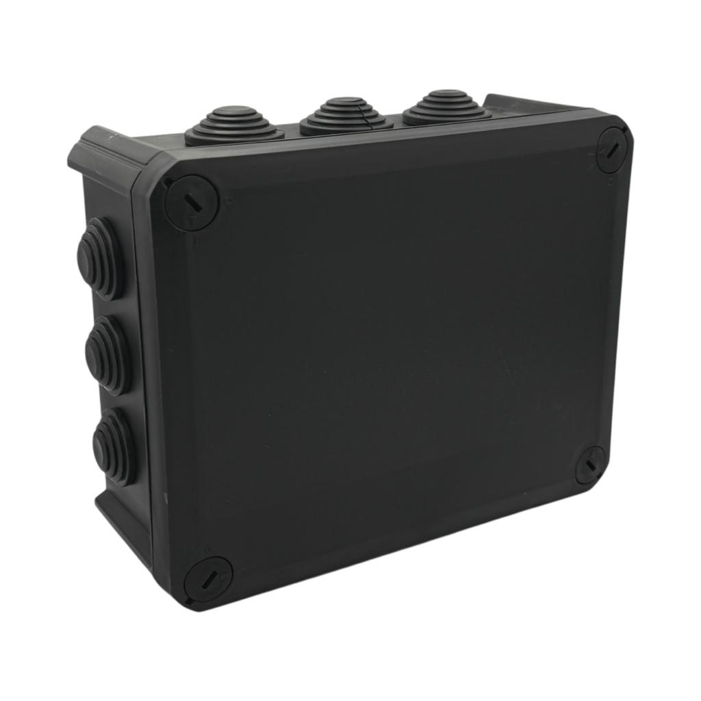 Распределительные коробки NEOMAX Распределительная коробка наружная IP66 190*150*75мм. ЧЕРНАЯ (без клемм) NX1147