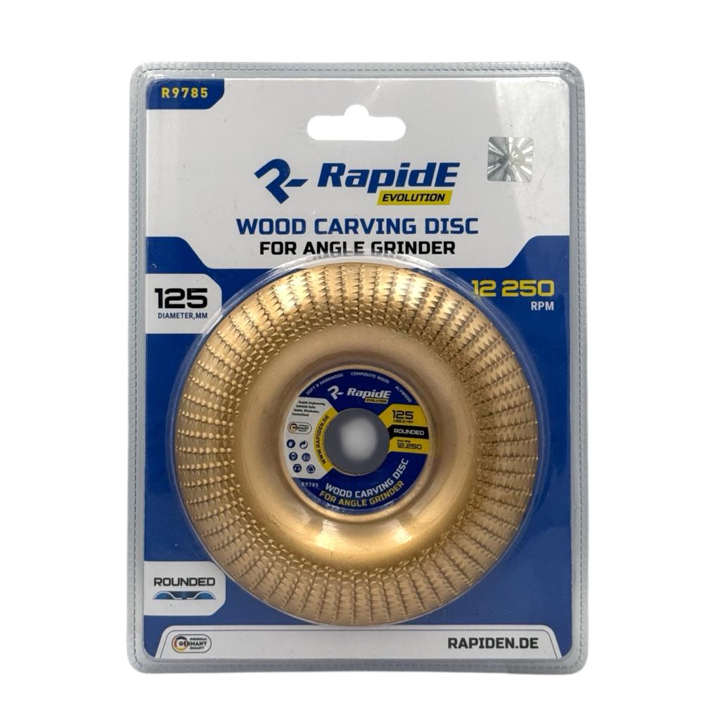 Диски шлифовальные по дереву RAPIDE R9785 Диск шліфувальний по дереву 125мм. (закруглений)