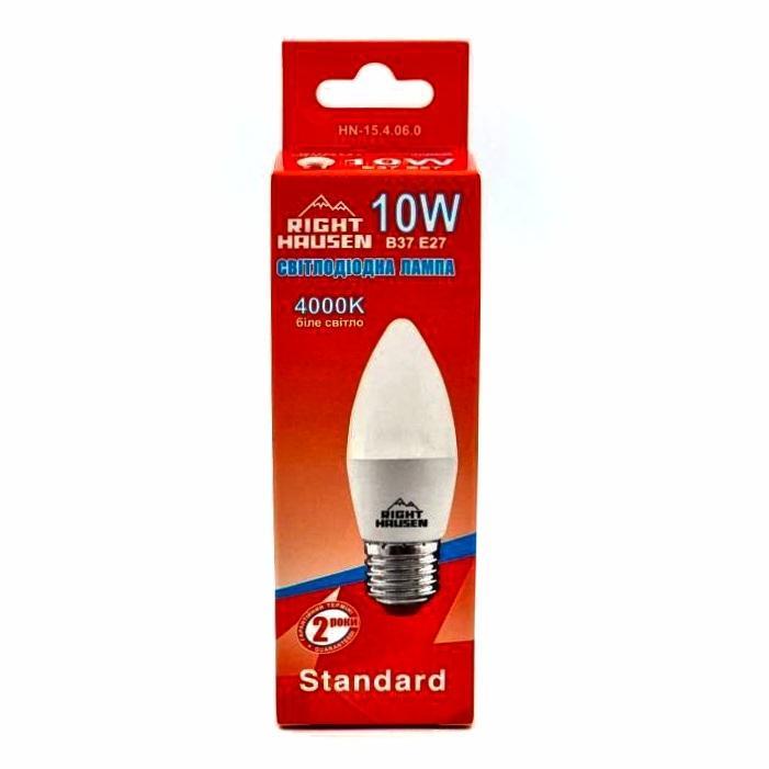 LED-Лампы RightHausen LED-Лампа свеча 10W E27 4000K HN-154060