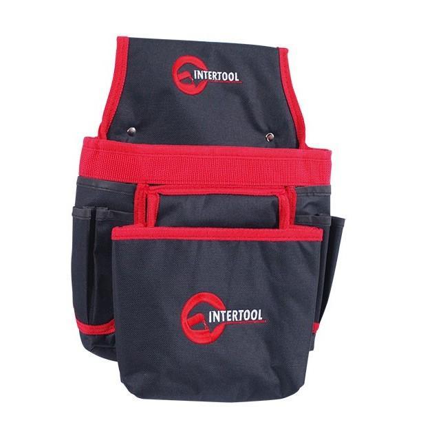 Пояса, сумки на пояс INTERTOOL Сумка поясная 8 карманов SP-1036