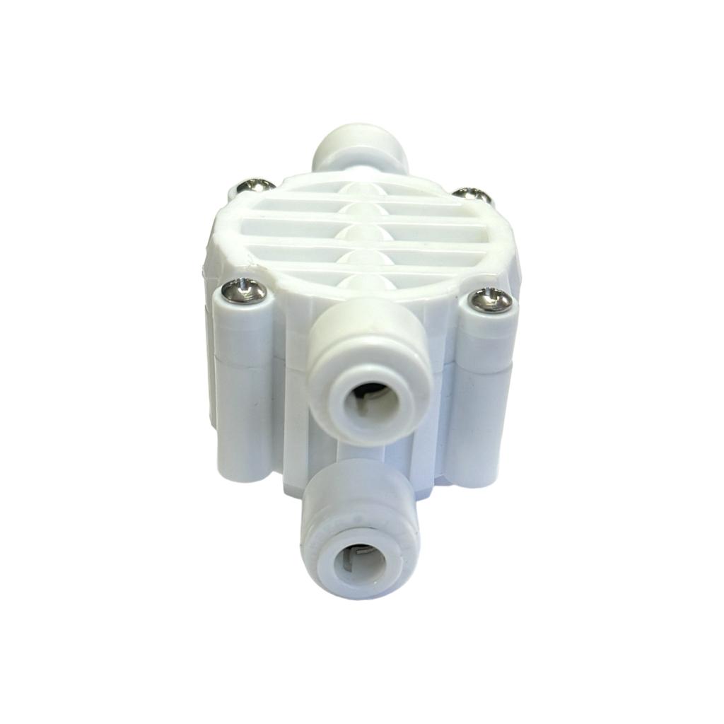 Фитинг для фильтров воды Aquakut Клапан відсічний триходовий 1/4QC х 4 43803