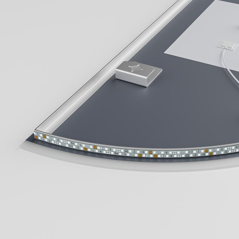  Дзеркала з підсвічуванням MIXXUS Premium TOPPER MS03-60x120 Дзеркало (LED Touch, Anti-fog, димер (3-6,5kK)) (MP6635)