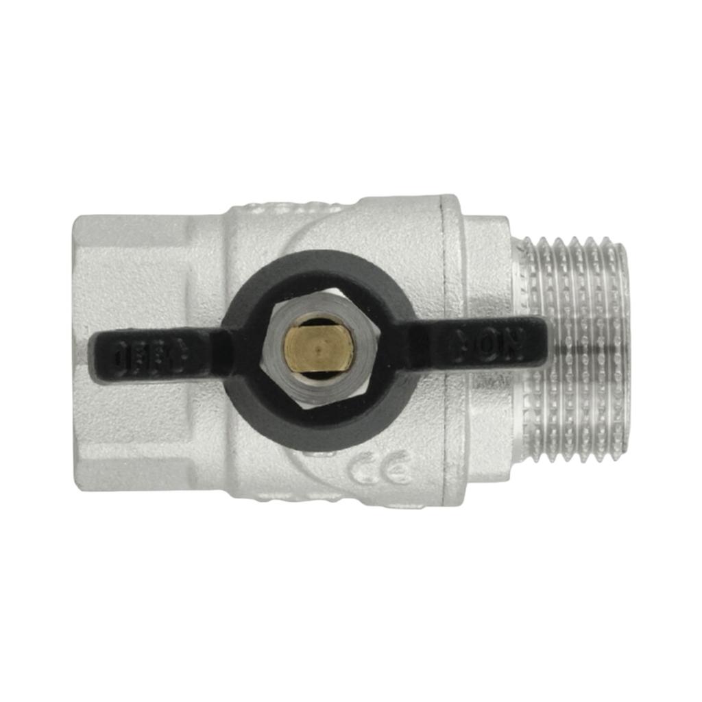 Крани серії Black Raftec BLACK Кран кульовий DN20 (3/4) В/З чорний метелик DRB21