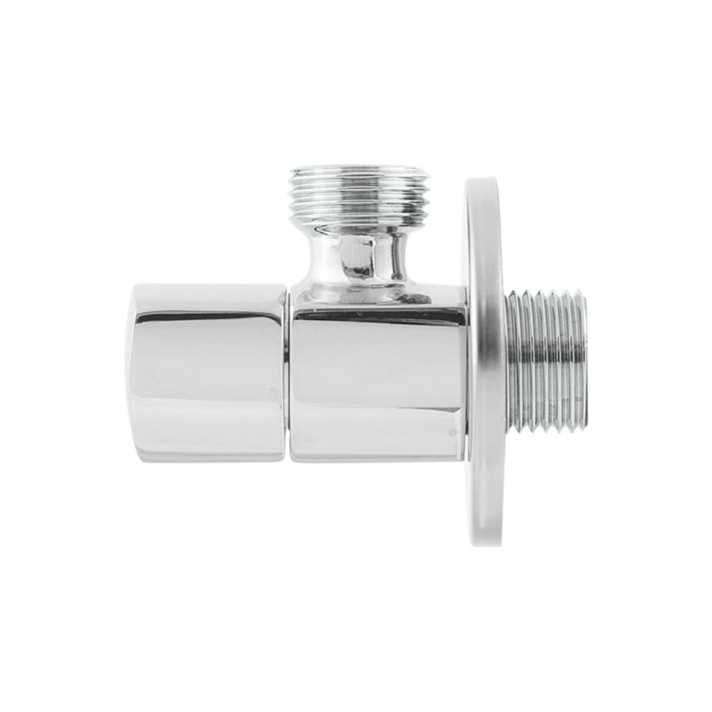 Краны серии Silver Raftec Кран угловой приборный с керамическим запорным. элементом 1/2х 1/2 Relo Silver mini VKM80101