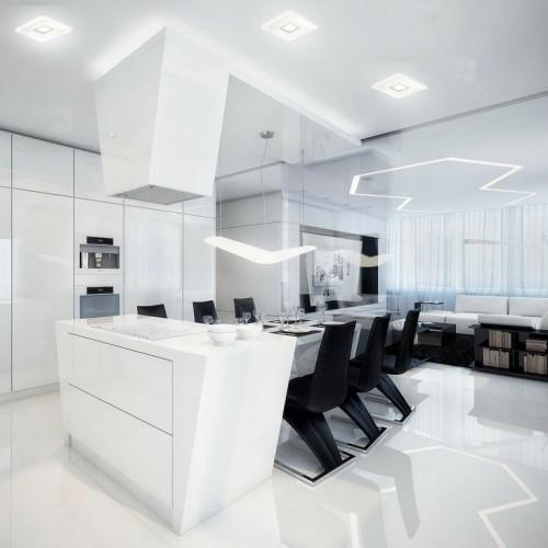 Smart-светильники Feron SMART-Светильник (квадрат) 54W 4050Lm 3000-6000K 435*65мм. AL6000