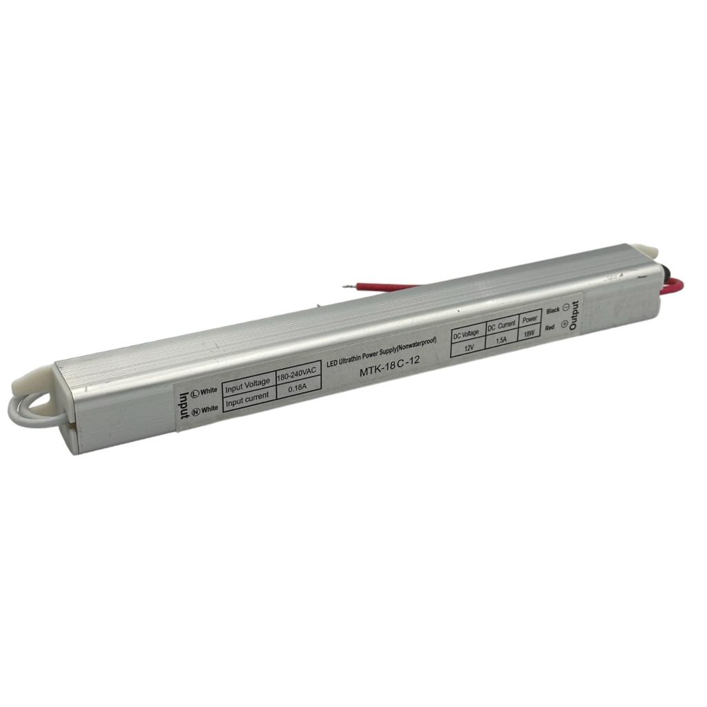 Блоки питания 12V Блок питания SLIM 18W 12V IP20 (мебельный) MTK-18C-12