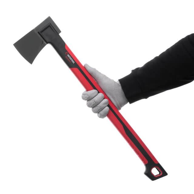 Сокири, колуни INTERTOOL STORM Сокира 1230 г, ручка з фібергласу HT-0293