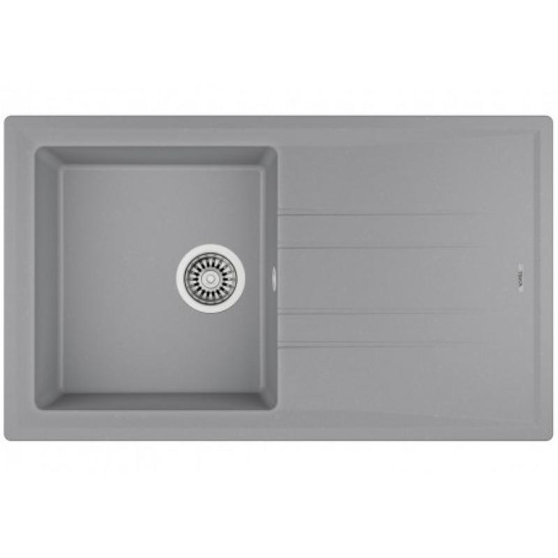 Мийки гранітні Teka Кухонная мойка STONE 50 B-TG 1B 1D (115330014)(серый металик)