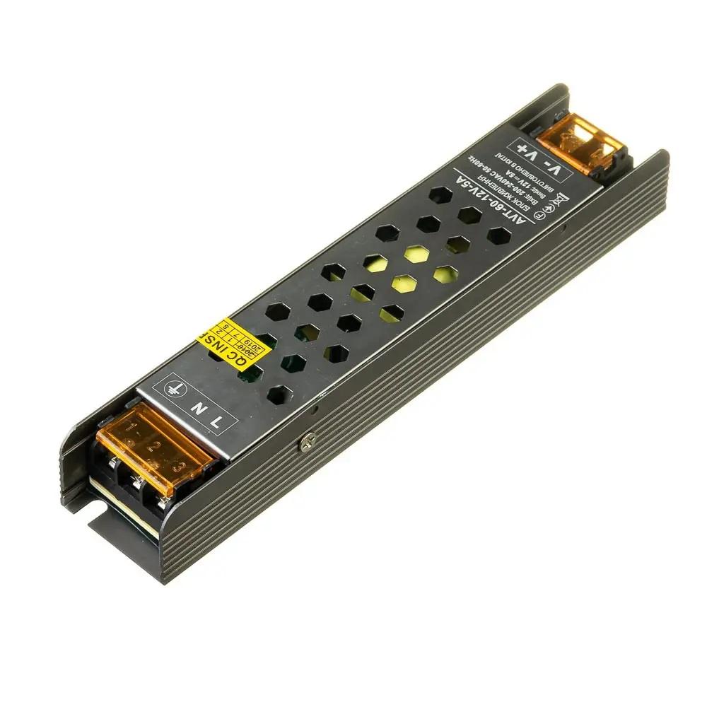 Блоки питания 12V AVT Блок питания 60W 12V IP20 170*35*23мм. AVT-60-12V-5A