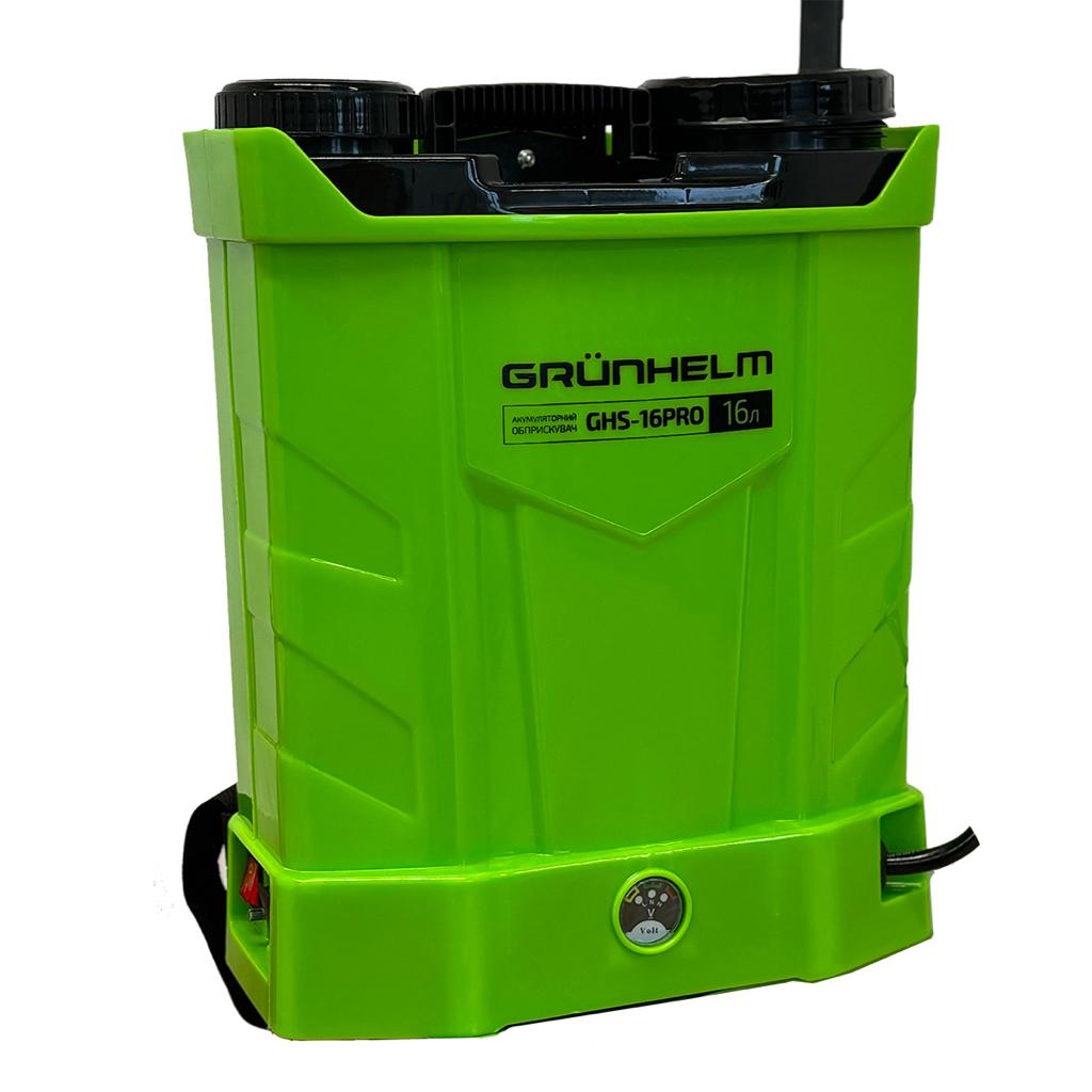 Обприскувачі акумуляторні GRUNHELM Обприскувач акумуляторний 16л. GHS-16PRO