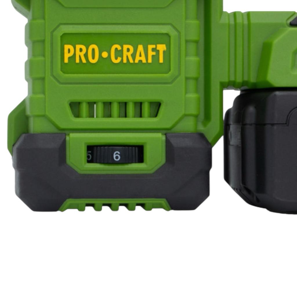 Перфораторы (аккумуляторные) PROCRAFT Перфоратор бочковий акумуляторний 2,8 Дж (з АКБ 2*4Ah та ЗП+Кейс) PHA30