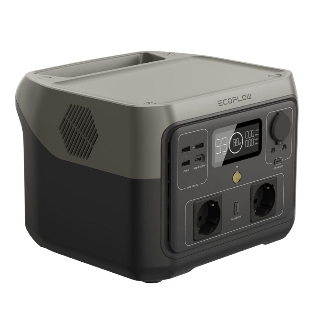 Портативные зарядные станции EcoFlow RIVER 2 Max Зарядна станція (512 Вт·год)