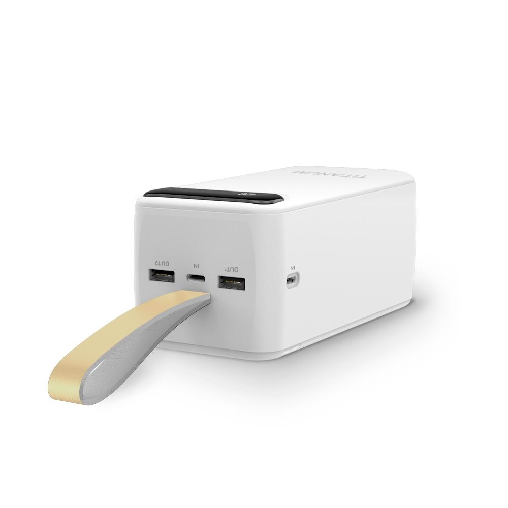 Повербанки (POWER BANK) TITANUM Power bank 50000mAh  TPB-741 White
