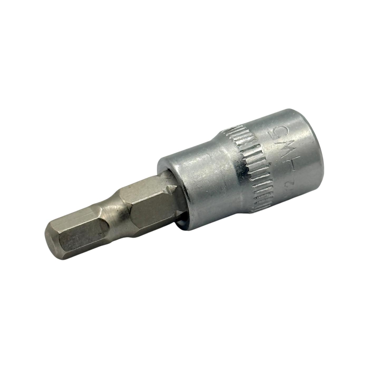 Головки YATO Головка торцева Cr-V 1/4 HEX M5 L=37мм. YT-04372