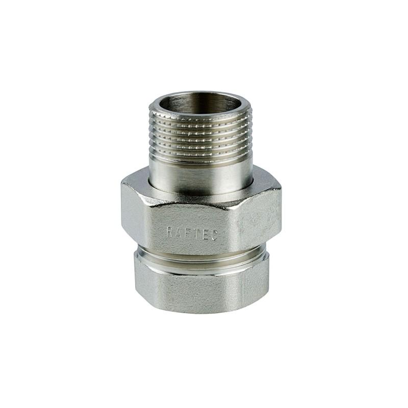 Фітінги різьбові нікельовані Nickel Raftec Американка-згін DN32 (1 1/4) пряма нікель AS04