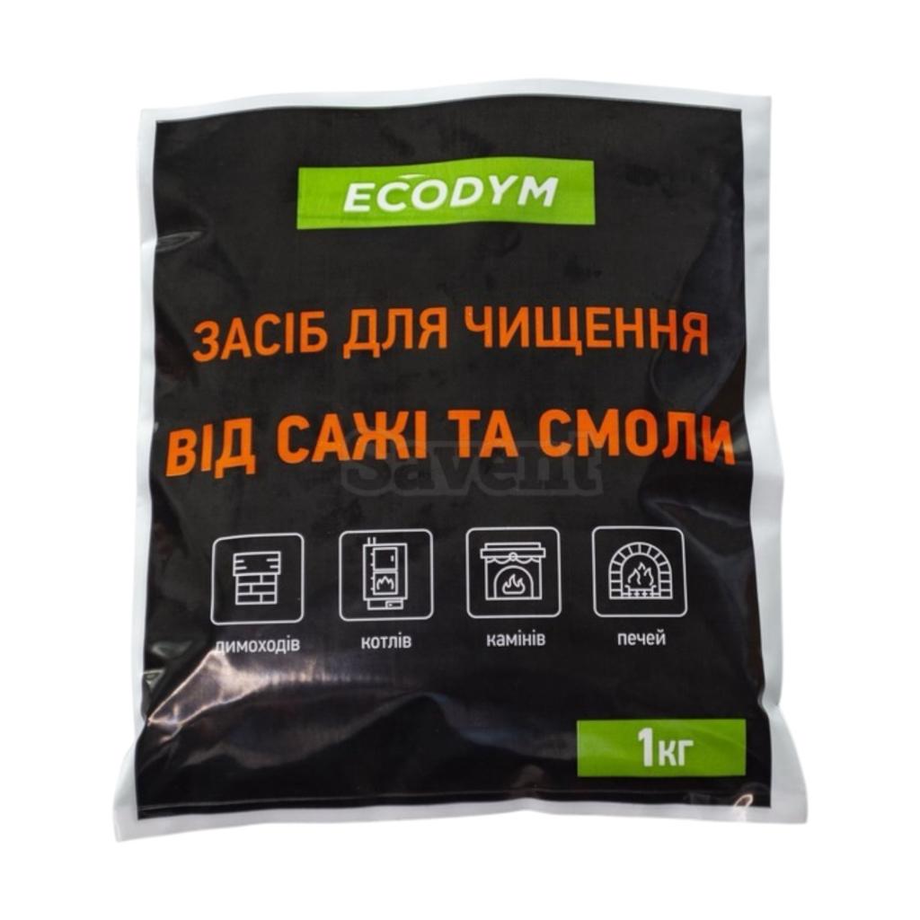 Хімічні засоби для чищення димоходів та котлів Ecodym Засіб для немеханічного чищення димоходів 1 кг.