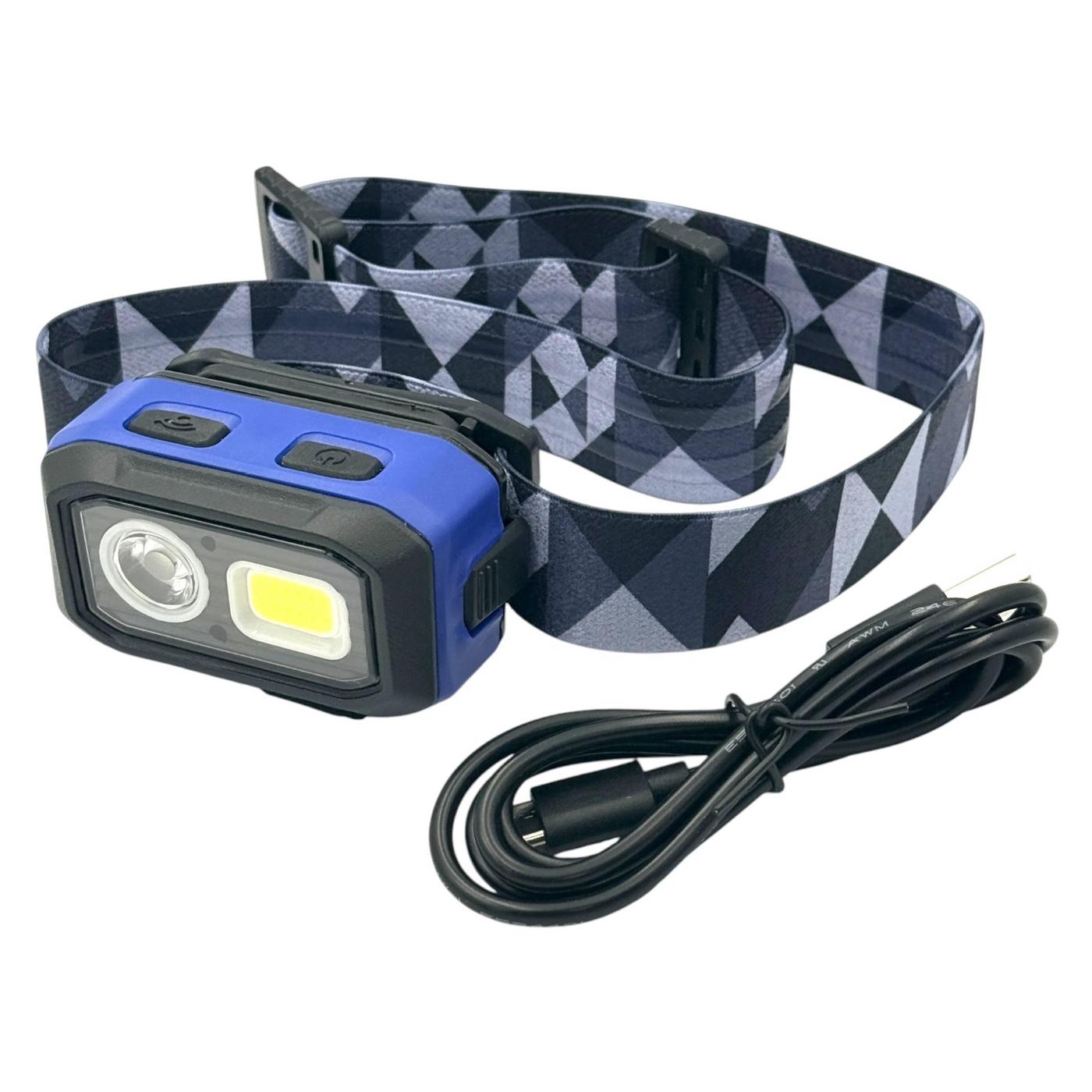 Ліхтарі налобні RightHausen Tracker Pro Ліхтар налобний 5W+4W 500Lm 1000mAh Type-C HN-313070