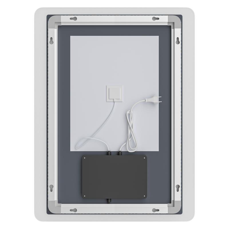 Зеркала с подсветкой MIXXUS Premium OLIVARY MR19-80x60-REVERSE Зеркало (LED Touch, Anti-fog, димер (3-6,5kK)) (MP6628)