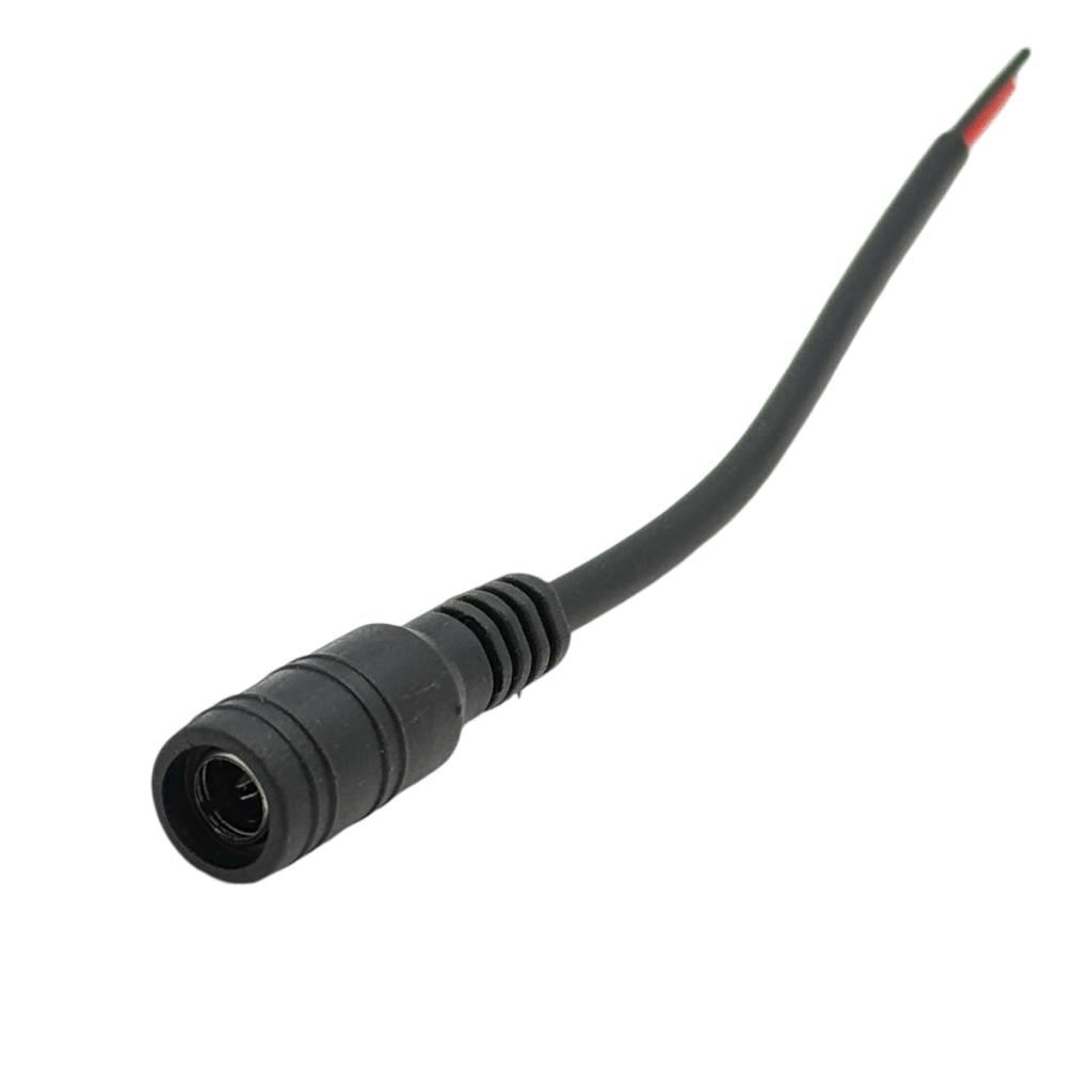Коннектори та заглушки Гніздо живлення DC Power jack 2.1×5.5мм. з проводом 15см.