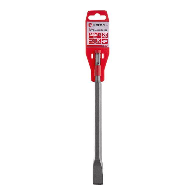 Зубила для перфоратора INTERTOOL Зубило для перфоратора (лопатка) 250*14*20мм. SD-0411