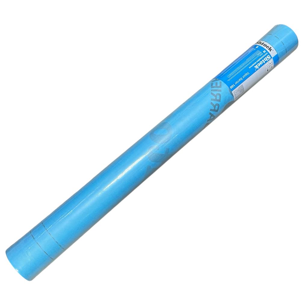 Будівельні мембрани Shtock VAPOR BARRIER 100 Пароізоляційна мембрана 100г./м2, 75м.кв. (блакитна)