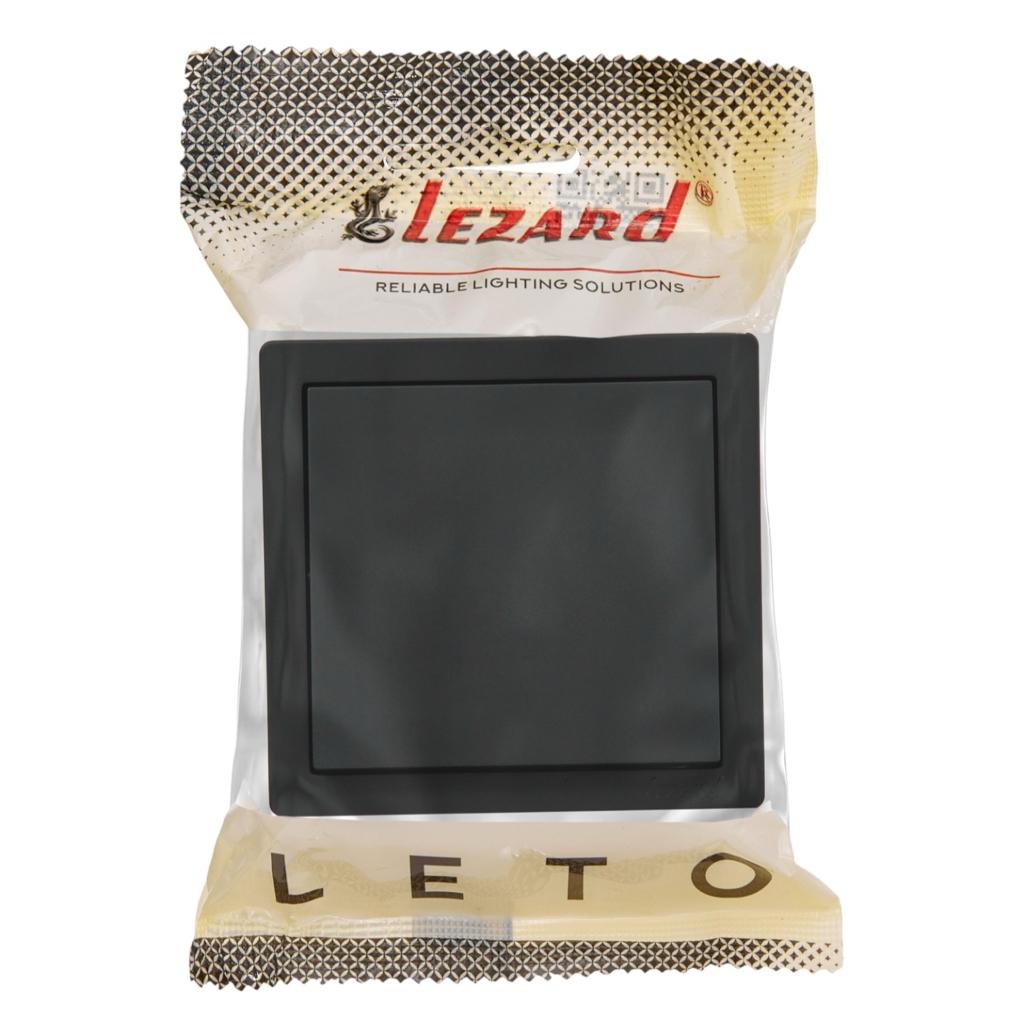 LETO (антрацит) Lezard LETO Выключатель наружный 1-й (антрацит) 752-4200-100