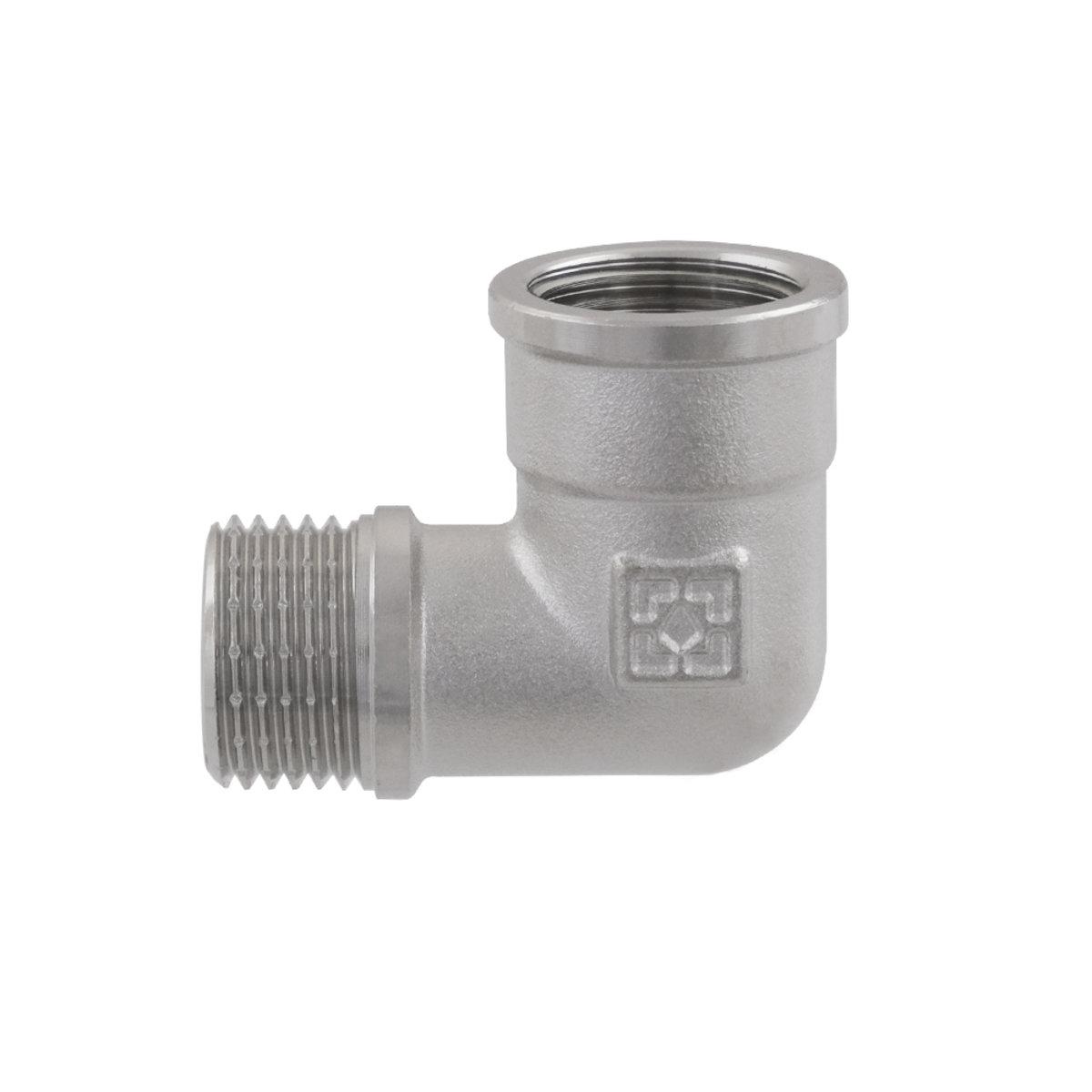 Фітінги різьбові нікельовані Nickel Raftec Кут 15 (1/2) ЗВ нікель UP01