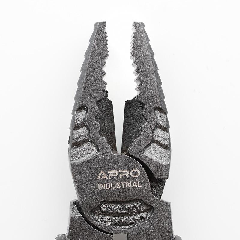 Плоскогубці APRO Пасатижи Fulcrum 60CrV, смещенный шарнир 180мм 310353