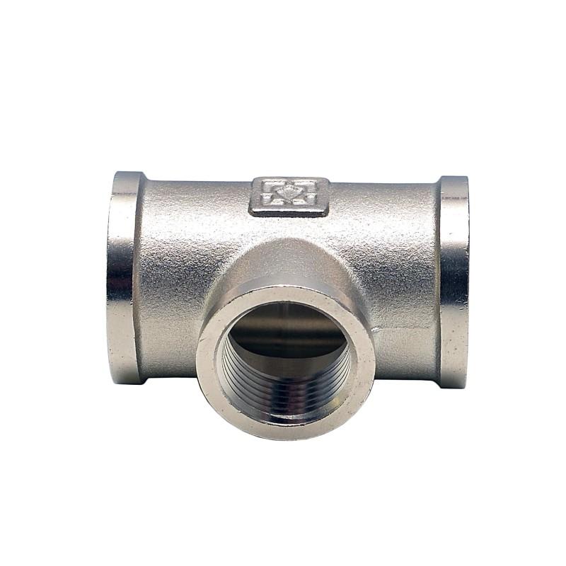 Фітінги різьбові нікельовані Nickel Raftec Трійник 15 (1/2) ВВВ нікель T01