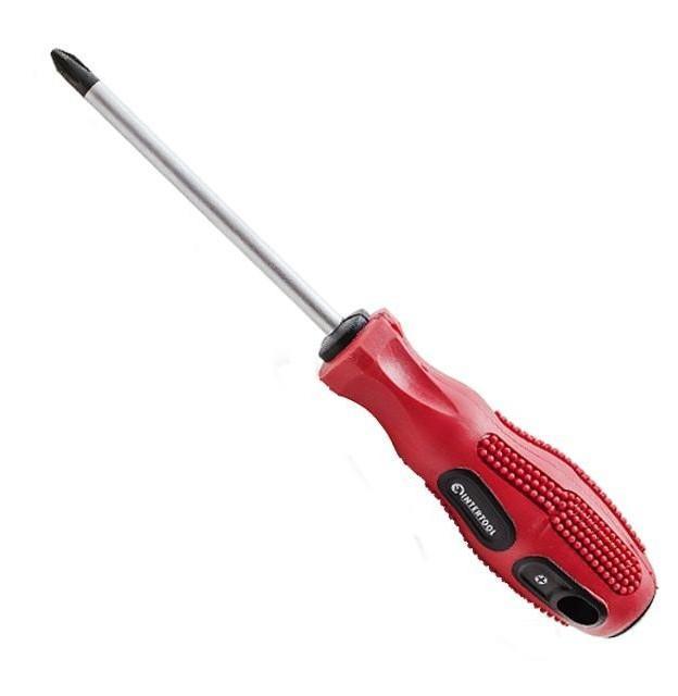 Викрутки INTERTOOL Викрутка хрестова PH0*100 VT-3132