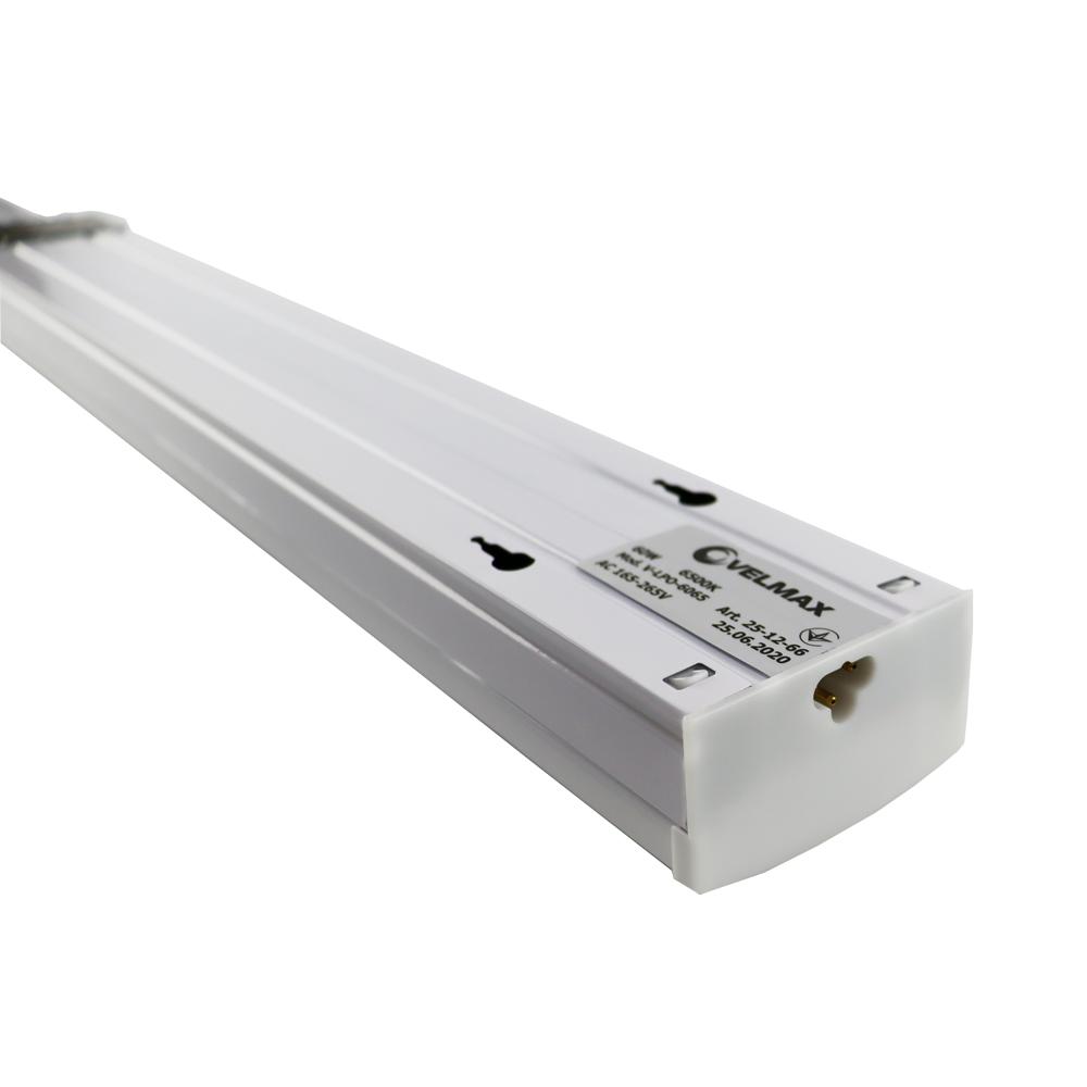 Лінійні світильники VELMAX LED-Светильник 60W 6500K  5100Lm 1200мм. V-LPO 25-12-66