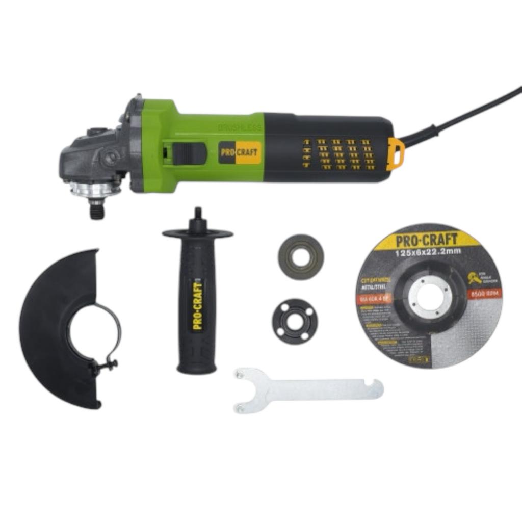 КШМ (електричні) PROCRAFT КШМ мережева Ø125мм 850W (безщіткова) PW1550