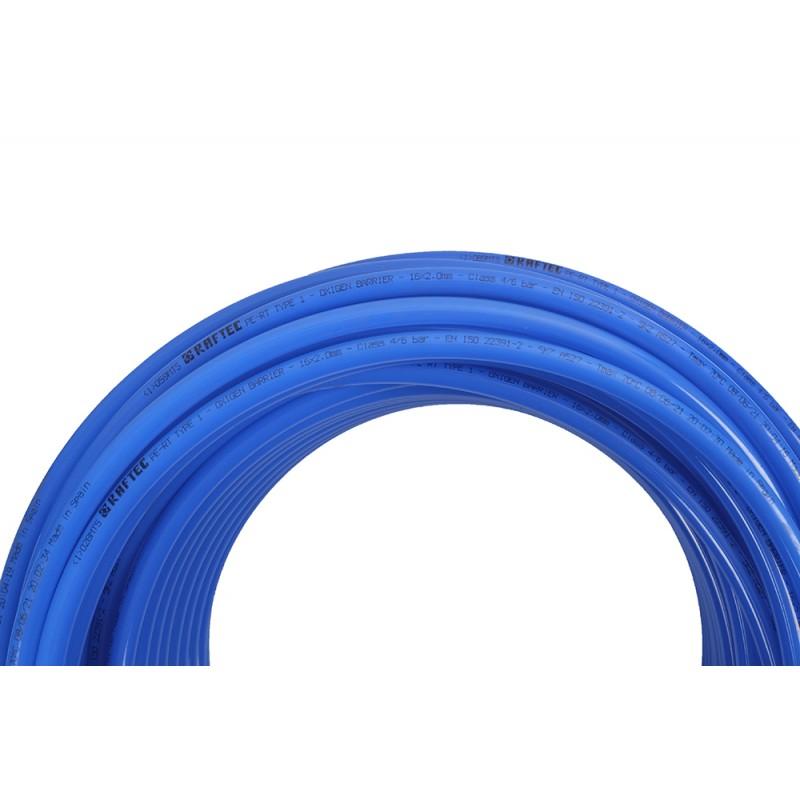 Труба для теплої підлоги Raftec Труба тепла підлога PE-RT BLUE EVOH 16x2.0 mm. (бухта/600м.) RPERT16600