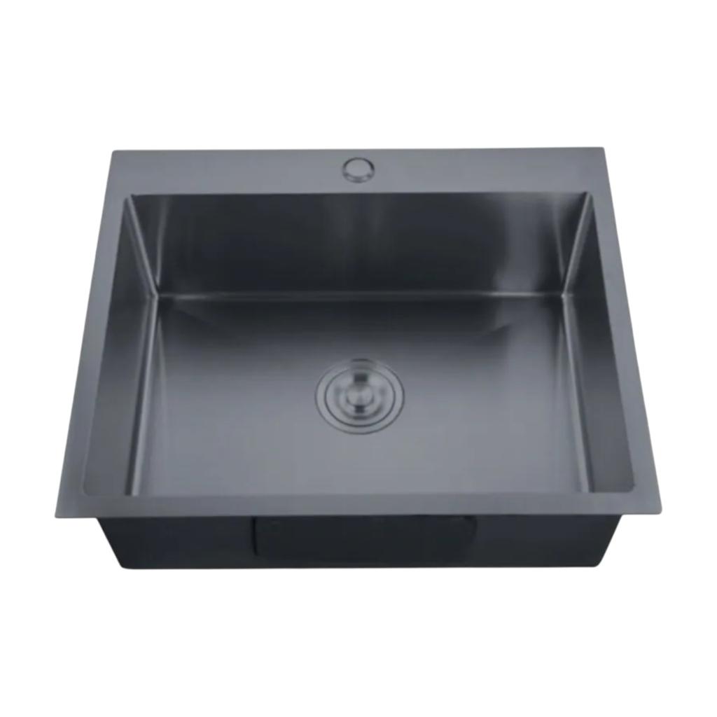 Мийки з нержавійки MIXXUS ZH6050-215 NANO-BLACK  Мийка з нержавіючої сталі (3.0/0.8) (MX1586)