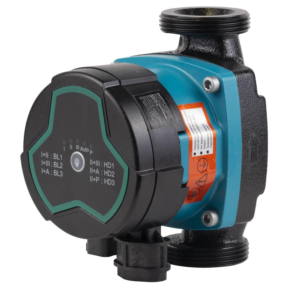 ЦИРКУЛЯЦІЙНІ НАСОСИ AQUATICA GPA25-6/130 III Насос циркуляційний енергозберігаючий 5-39Вт Hmax 6м Qmax 53л/хв Ø1½ 130мм + гайки Ø1 774052