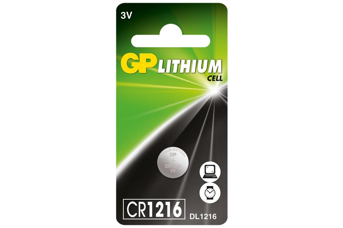 Батарейки GP LITHIUM CR1216 3V