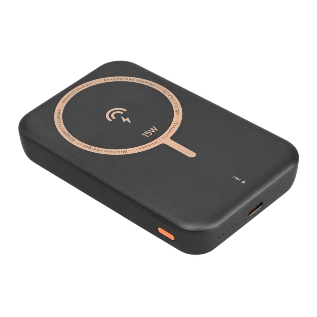 Повербанки (POWER BANK) VIDEX VPB-W102-G Power bank 10000mAh PD20W Grey (с беспроводной зарядкой)