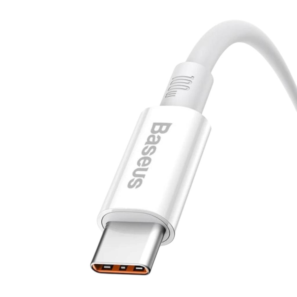 Кабелі та адаптери Baseus Кабель Superior Series Fast Charging Data Cable USB to Type-C 100W 0,25m. Moon White P10320102214-00