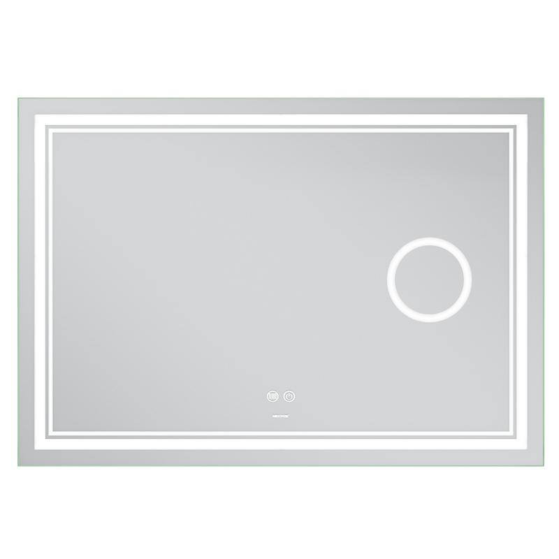  Дзеркала з підсвічуванням MIXXUS Premium QUADRO MR20-100x70 Дзеркало (LED Touch, Anti-fog, димер, лінза) (MP6622)