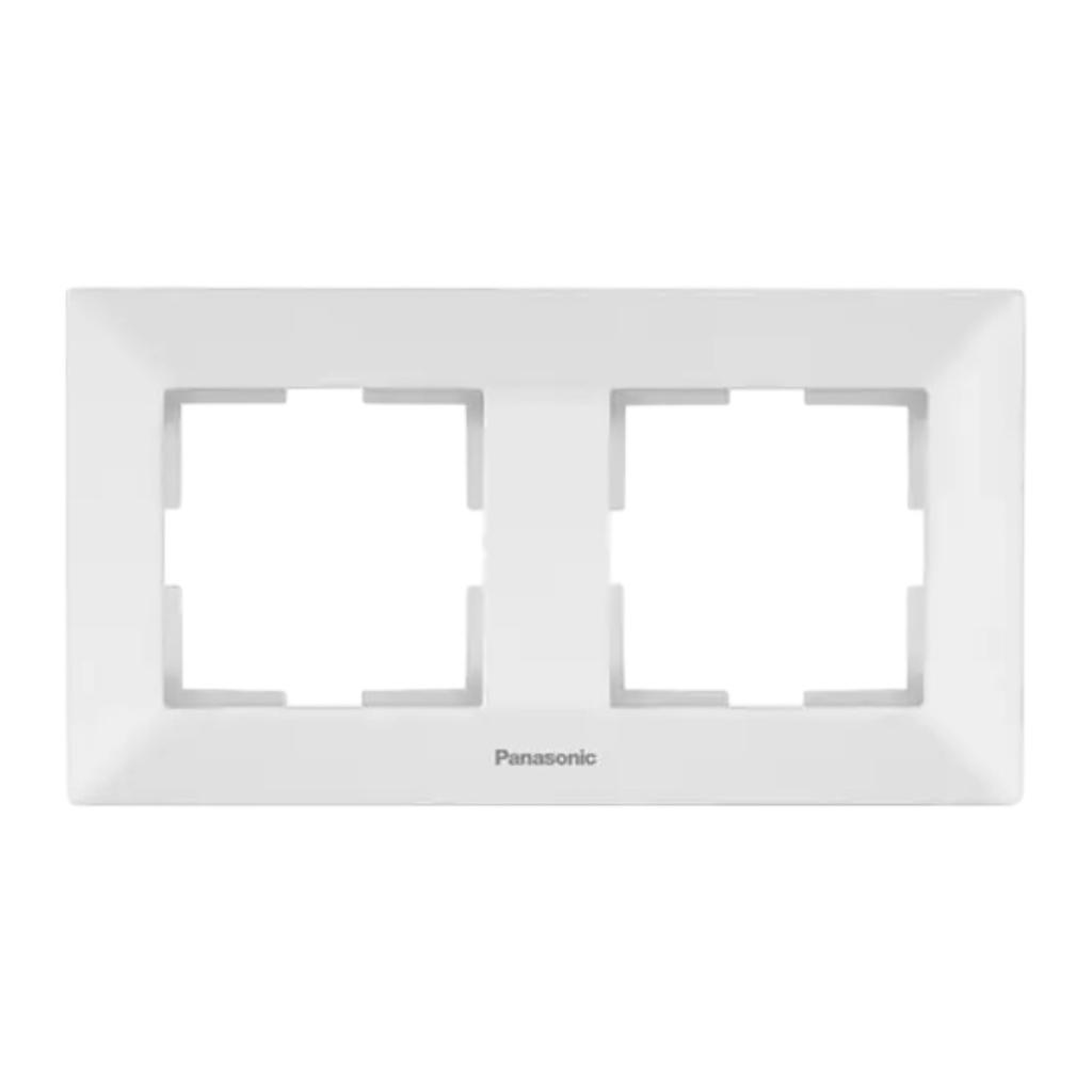 Arkedia Slim (белая) Panasonic Arkedia Slim Рамка гориз. на 2 механизма (белая) WNTF0802-2WH