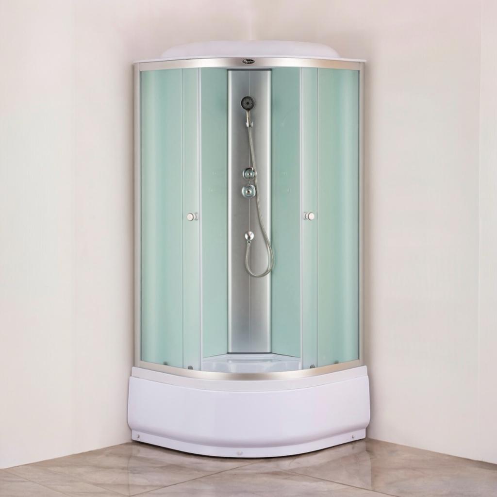 Душові бокси MIXXUS STRONG SB01-90x90x215-FB SATIN Душовий бокс 90*90мм. (високий піддон) (MI6884)