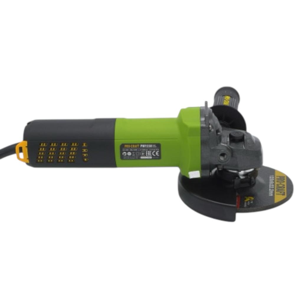 КШМ (електричні) PROCRAFT КШМ мережева Ø125мм 850W (безщіткова) PW1550