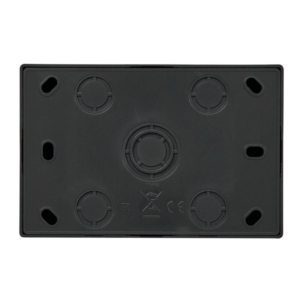 LETO (антрацит) Lezard LETO Розетка наружная 2-я б/з (антрацит) 752-4200-128B