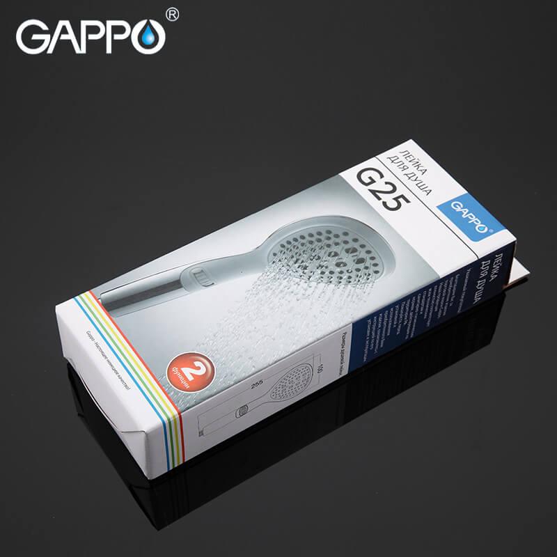 Лійки для душу GAPPO G25 Лійка для душу (білий) (2 функції)