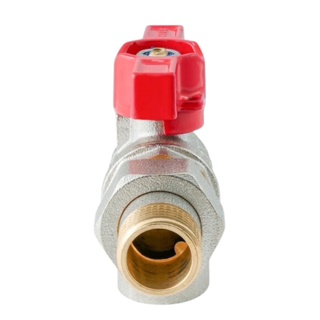 Крани серії Red KOER Extreme KE.228-15 - 1/2 Кран кутовий кульовий з американкою PN40 DN15 (1/2) чм (KR5763)