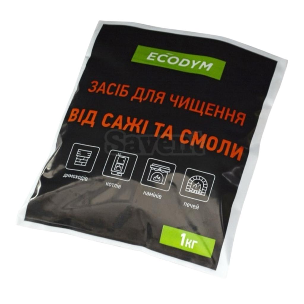 Хімічні засоби для чищення димоходів та котлів Ecodym Засіб для немеханічного чищення димоходів 1 кг.
