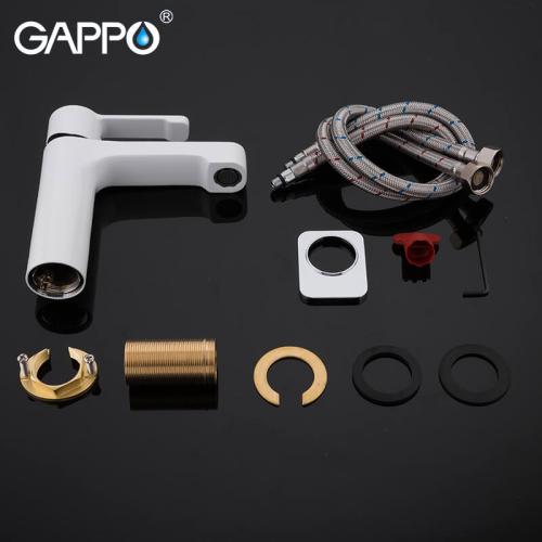 Смесители для умывальника GAPPO G1002-8 (TOMAHAWK ) Смеситель для умывальника (белый)