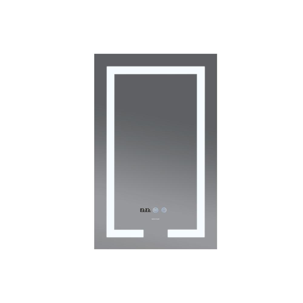 Зеркала с подсветкой MIXXUS HARD MR06-60x80-CASE Дзеркало (LED Touch, Anti-fog, димер, регулюванням яскравості, годинник) (MI7157)