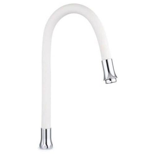 Запчасти к смесителям Frap F7256 Гусь силиконовый (белый)