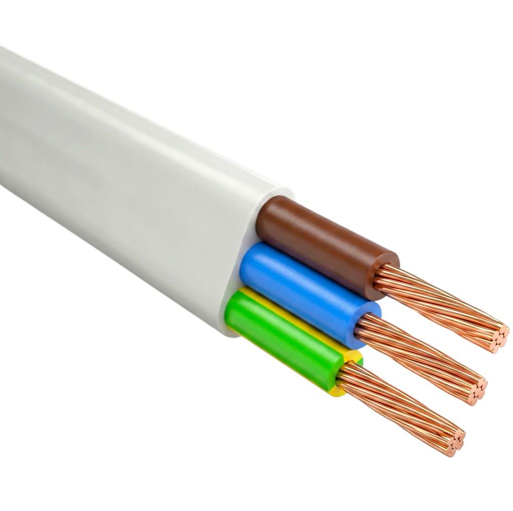 ШВВП ЗЗКМ Провід мідний багатожильний ШВВПнг 3*1,5мм.